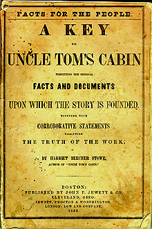 Title page of the first edition of Uncle Tom's Cabin (1852)