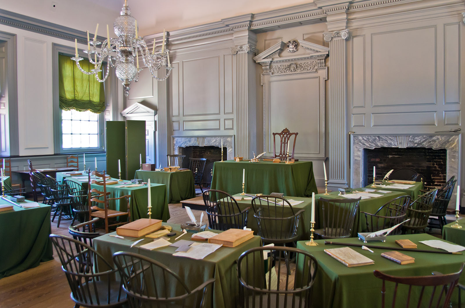 The Assembly Room in Independence Hall, Philadelphia