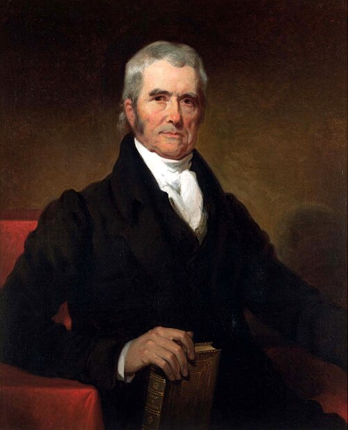 Chief Justice John Marshall. His decision in Marbury v. Madison established judicial review and made the Supreme Court a powerful force in American government.