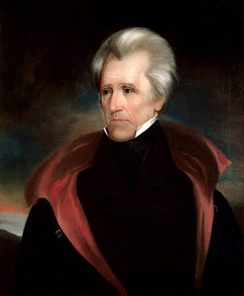 Portrait of Andrew Jackson, seventh President of the United States